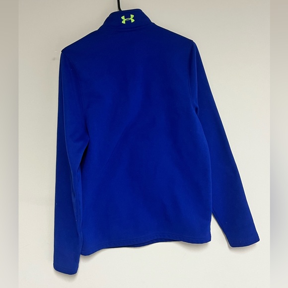 Men’s blue Under Armour 1/4 zip pullover size small - Picture 2 of 2